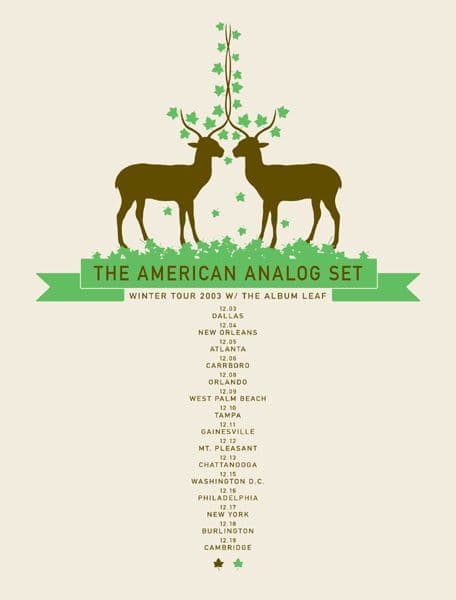 American Analog Set Winter Tour 2003