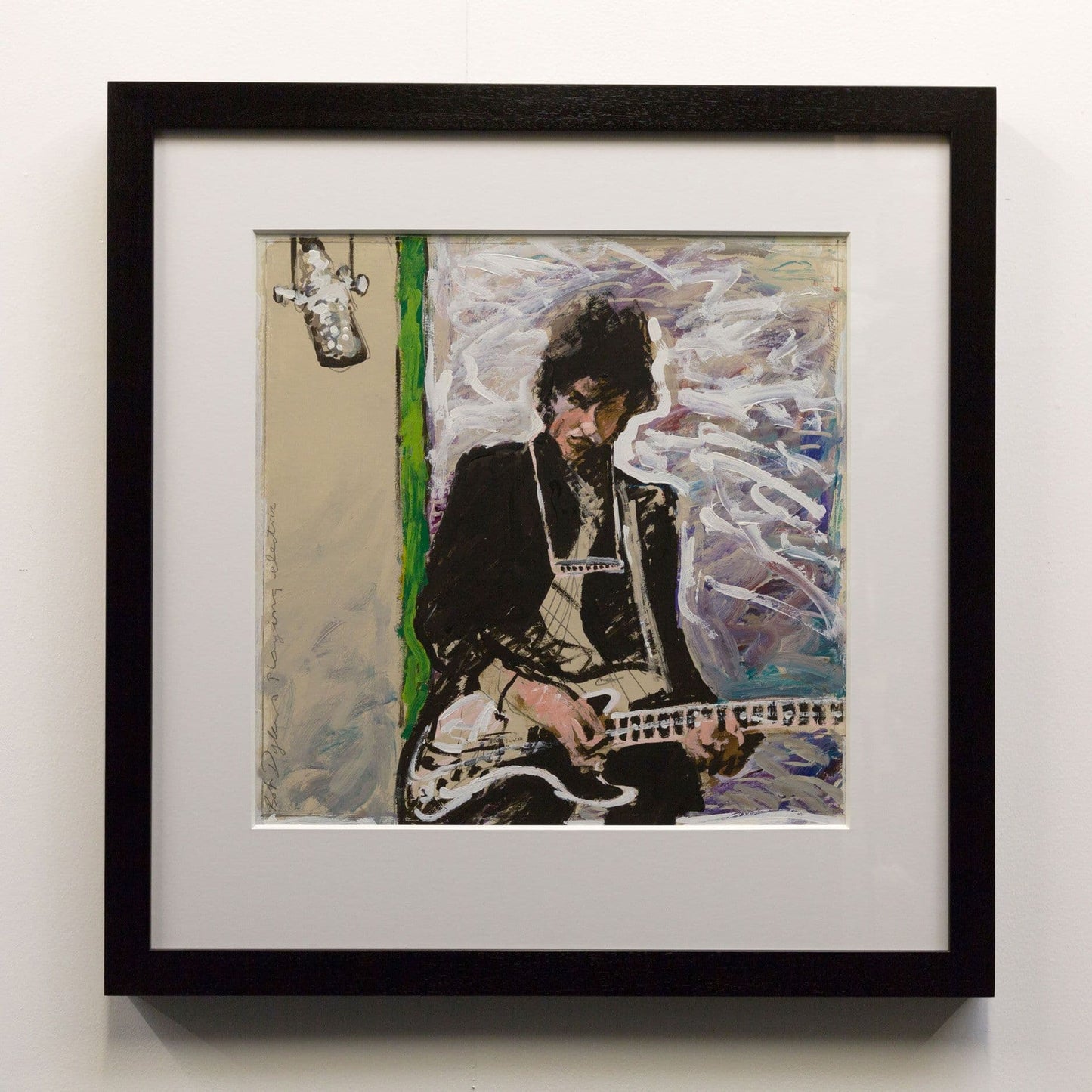 DAVID OXTOBY #1 Bob Dylan Painting Framed