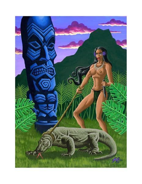 Komodo Love ART PRINT
