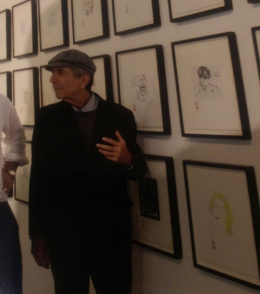 Leonard Cohen Exhibition Book/Catalogue plus Poster Hat Image