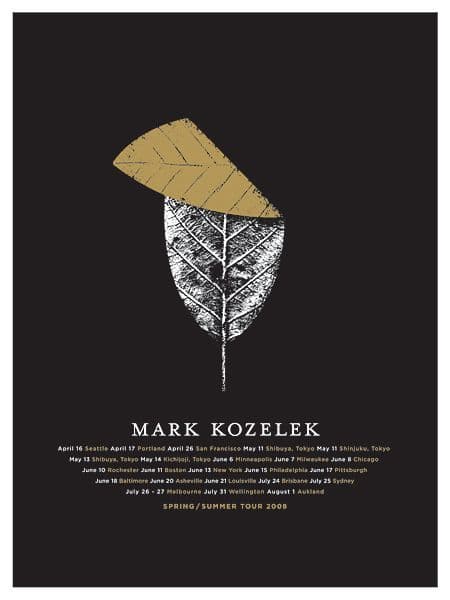 Mark Kozelek Spring/Summer Tour 2008