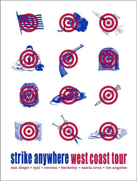 Strike Anywhere West Coast Tour