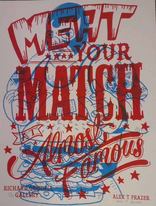 Almost Famous Luchador Blue Red