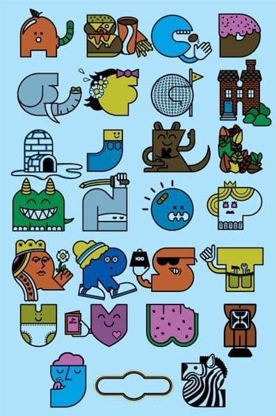 Alphabet Poster 2008 Boy Edition