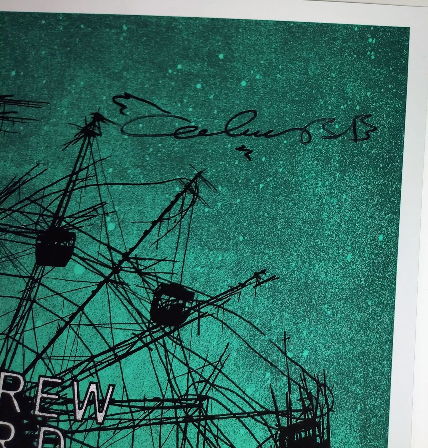 Andrew Bird Hand Signed European Tour Poster