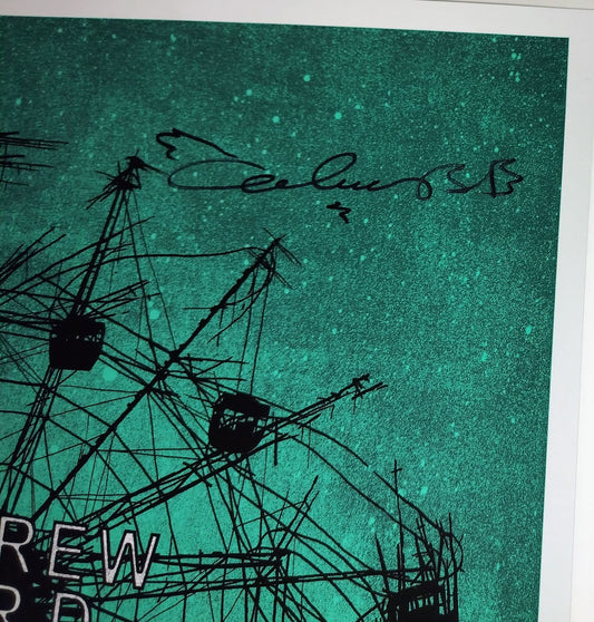 Andrew Bird Hand Signed European Tour Poster
