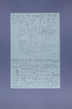 Andrew Bird's Bowl Of Fire 29-30/9/00 The Hideout