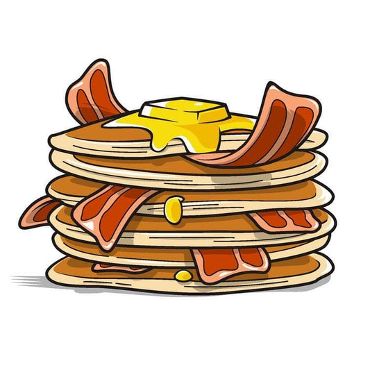 Bacon Pancakes - Mini Print