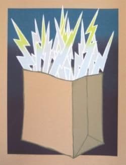 Bag Of Lightning Art Print 2009