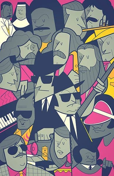 Blues Brothers Movie Print