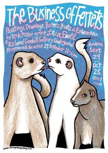 Business of Ferrets Show Print