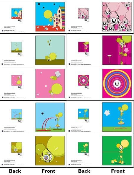 Dalek Greeting Card Complete Set
