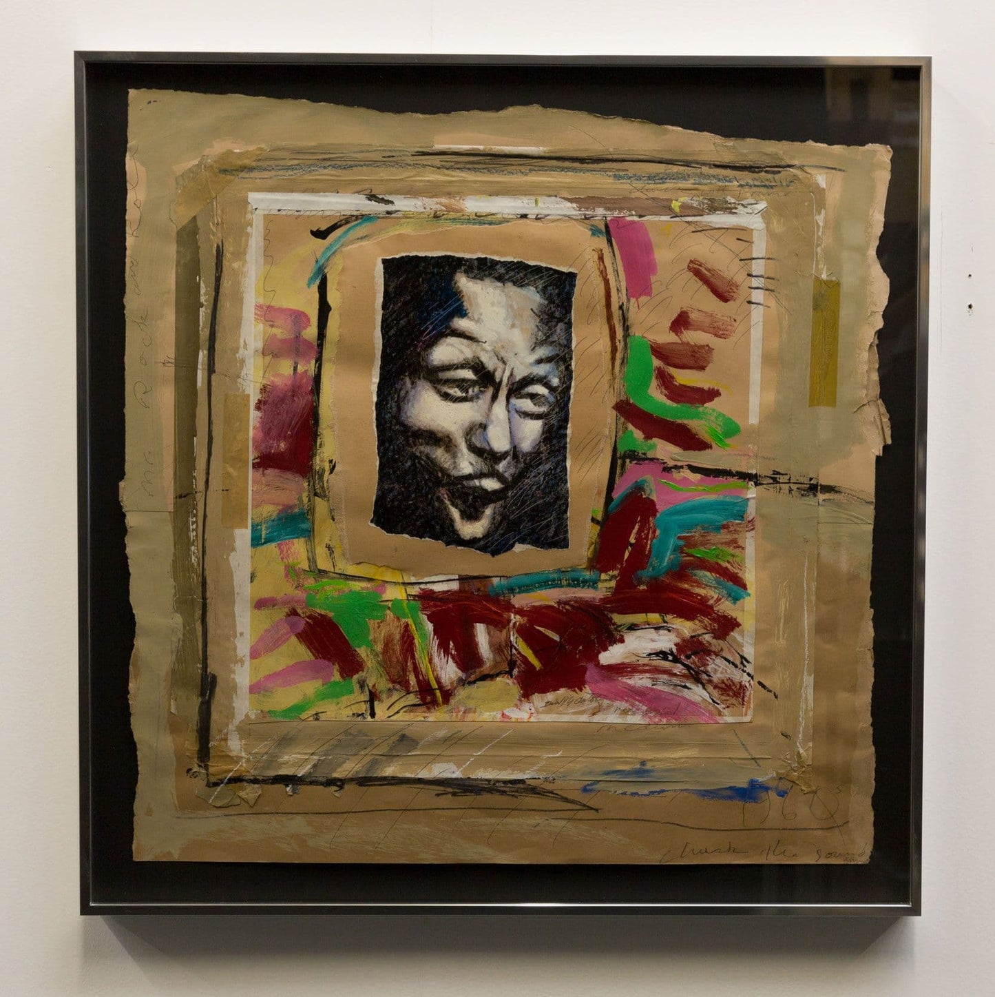 DAVID OXTOBY #2 Chuck Berry Painting Framed