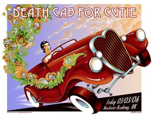 Death Cab For Cutie 03/03/06 Manchester Cream Variant