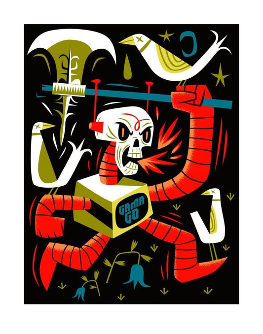 Deathbot Axe Gama Go Print