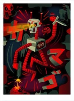 Deathbot Killing Spree Giclee