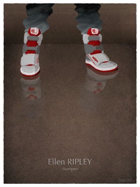 Ellen Ripley - Stomper - Aliens Movie Poster
