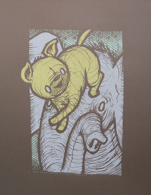 Feral Pug Art Print 2013