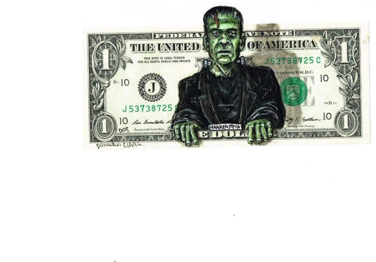Frankenstein Money Art