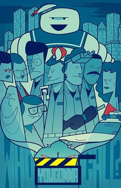 Ghostbusters Movie Print