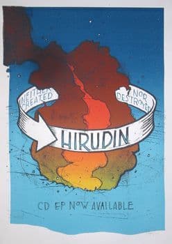 Hirudin Record/Tour Poster 2004
