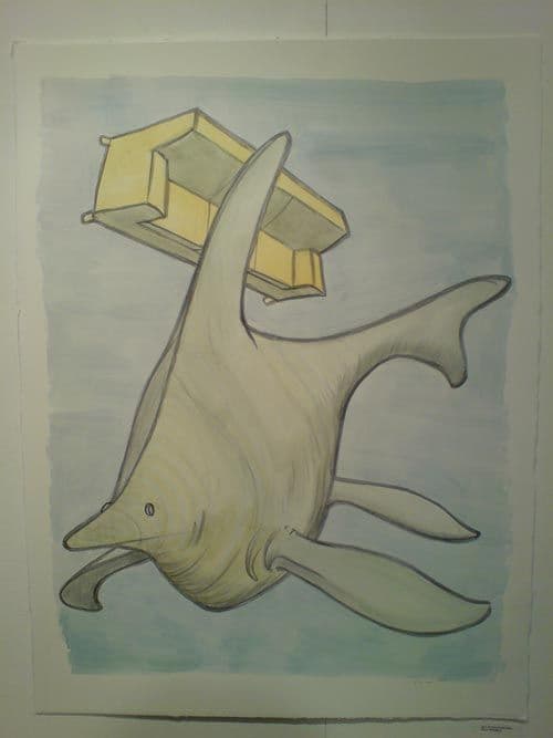 Icthyosaurus and Sofa