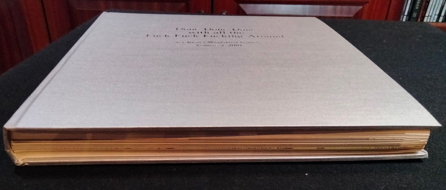 Jay Ryan "MISTAKES" Book Vol. 5. Done Done Done..2006