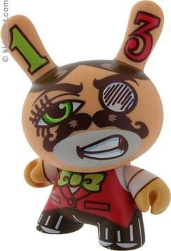 Kidrobot 3" Dunny L.A. Series Michael Motorcycle Bully