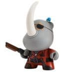 Kidrobot 3" Dunny Post Apocalypse Series Dam Hicks Kaneda Variant