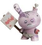 Kidrobot 3" Dunny  Series 2011 Huck Gee Purple Zombie Exclusive