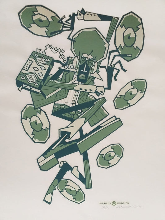 Kung Funk 2  Art Print 2006