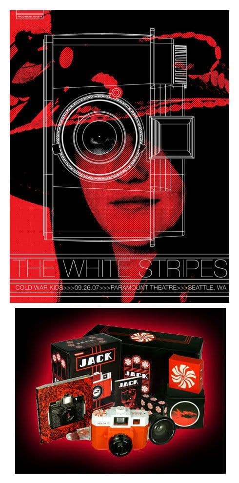 Meg White Seattle Poster & Jack Lomo Camera
