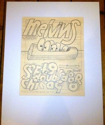 Melvins 09/09/04 Chicago Original Drawing