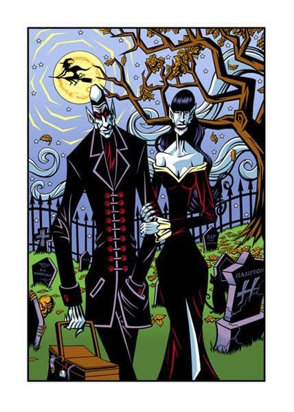 Moonlight Picnic Art Print 2007