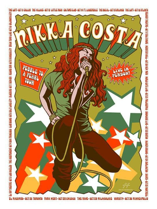 Nikka Costa 2008 USA Tour Poster