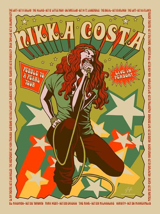 Nikka Costa 2008 USA Tour Poster Special Edition