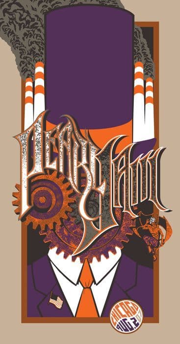 Pearl Jam 02/08/07 Chicago Purple Variant