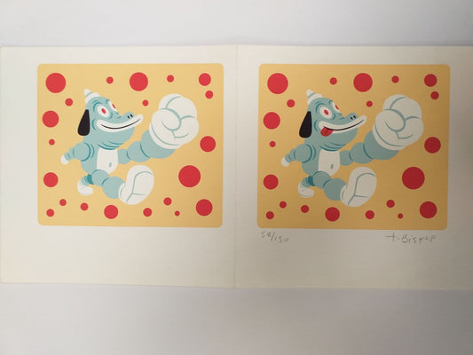 Pig Dog Art Print 2003