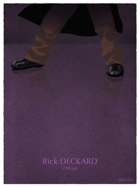 Rick Deckard - Blade Runner Movie Poster