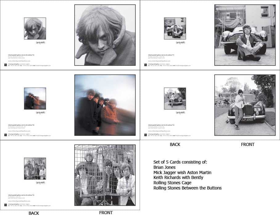 Rolling Stones Classic Stones Greeting Card Set