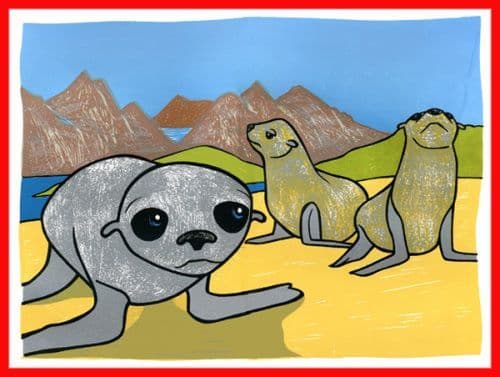 Seal Beach Art Print 2006