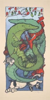 The Alligators Art Print 2006