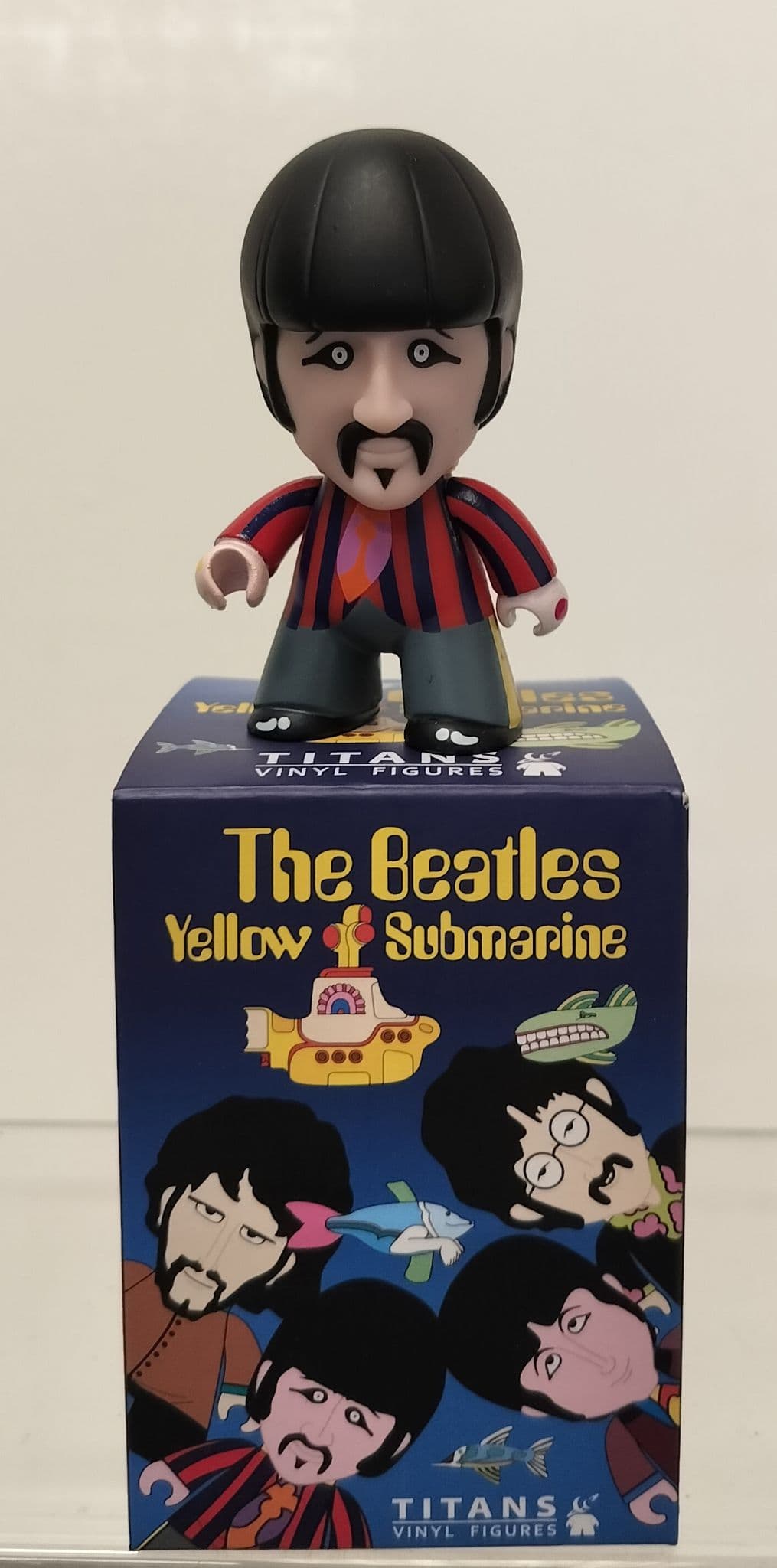 The Beatles TITANS - Yellow Submarine 3 Inch Vinyl Figure Ringo Striped Shirt