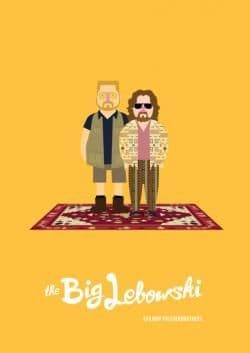The Dude & Walter - The Big Lebowski Movie Poster