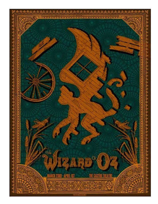 The Wizard Of Oz Movie Poster - Monkey - Emerald Edition