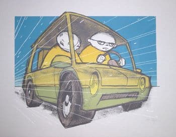Tiny Car Art Print