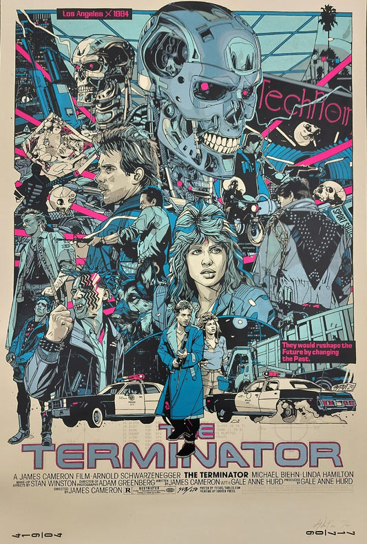 Tyler Stout The Terminator Silkscreen Print
