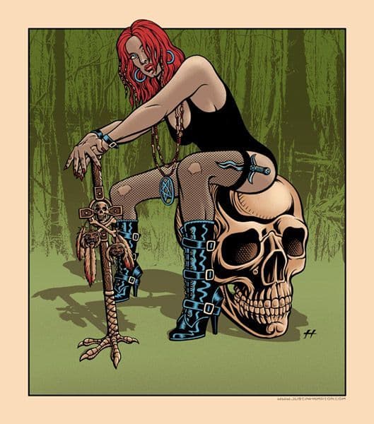 Voodoo Lady Art Print 2008